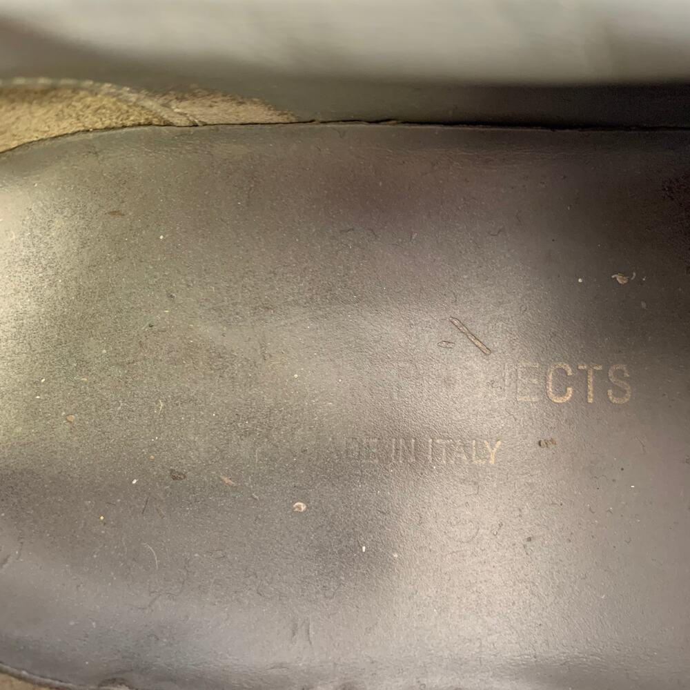 COMMON PROJECTS Size 10 Grey Leather Low Top Sneakers - Picture 7 of 10